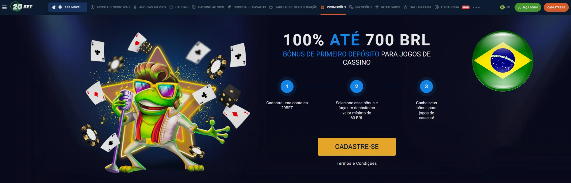 20Bet Promoções